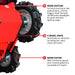 30" Concrete Power Buggy Electric Battery Mini Dumper 660-lb. Bucket Capacity - Sweatfully