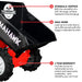 30" Concrete Power Buggy Electric Battery Mini Dumper 660-lb. Bucket Capacity - Sweatfully