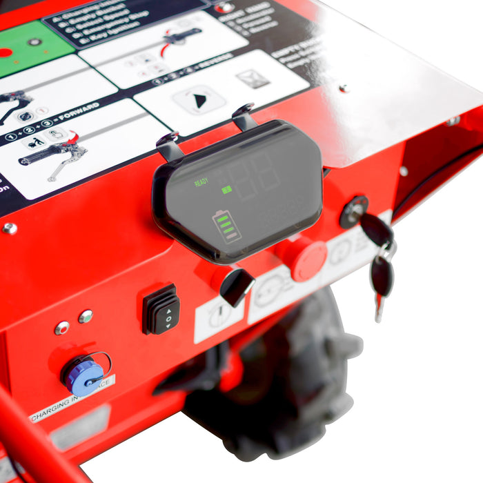 30" Concrete Power Buggy Electric Battery Mini Dumper 660-lb. Bucket Capacity - Sweatfully