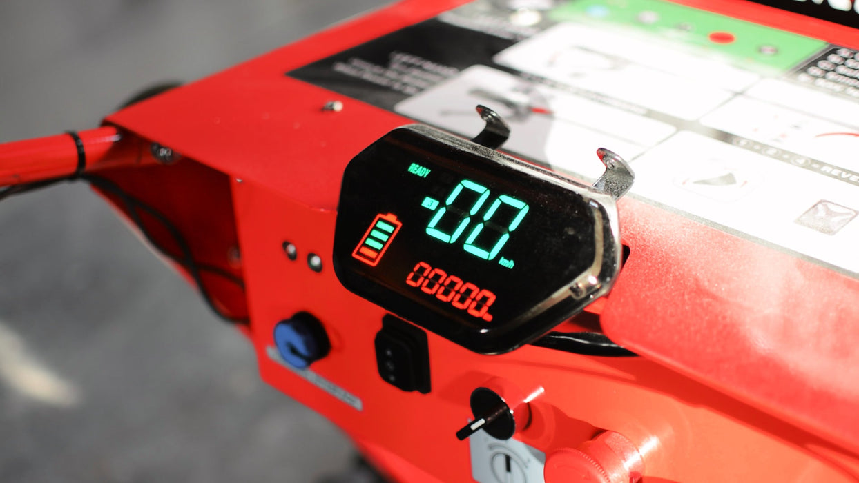 30" Concrete Power Buggy Electric Battery Mini Dumper 660-lb. Bucket Capacity - Sweatfully