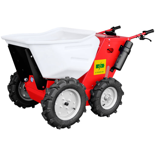 30" Concrete Power Buggy Electric Battery Mini Dumper 660-lb. Bucket Capacity - Sweatfully