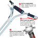 24" Concrete Power Trowel Edger 5.5HP Honda Float Pan Blade Screed Finishing Tool - Sweatfully