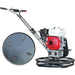 24" Concrete Power Trowel Edger 5.5HP Honda Float Pan Blade Screed Finishing Tool - Sweatfully