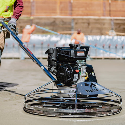 Heavy-Duty Float Pan for Concrete Power Trowels – Premium Steel for Concrete Finishing - Sweatfully