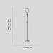 Poise Adjustable Floor Lamp in Brass - Sweatfully