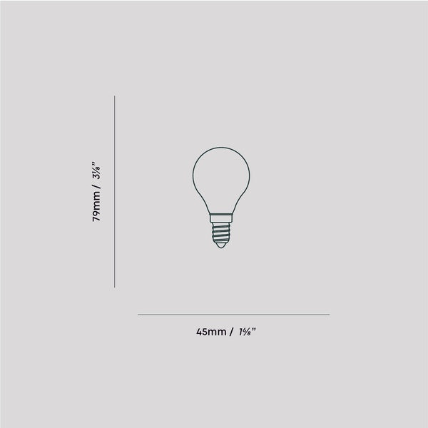 Porcelain I E12 LED Bulb - Sweatfully