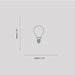 Porcelain I E12 LED Bulb - Sweatfully