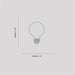 Sphere I E12 Dim-to-Warm LED Bulb - Sweatfully