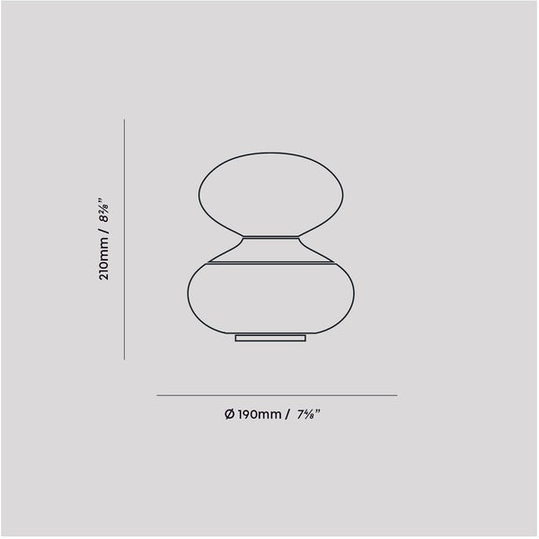 Reflection Oval Table Lamp - Sweatfully