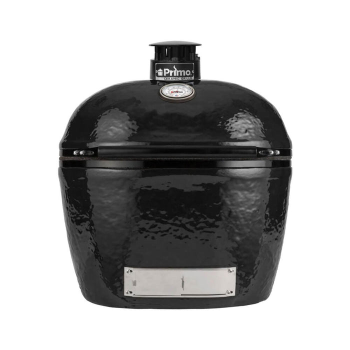 Primo Oval XL 400 Ceramic Kamado BBQ Grill W/ Stainless Steel Grates [PGCXLH] (SAK23100) - Sweatfully