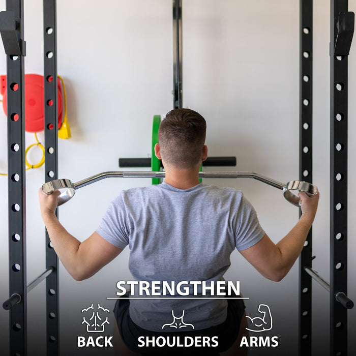 Synergee Pro-Style Lat Bar Cable Attachment - Sweatfully