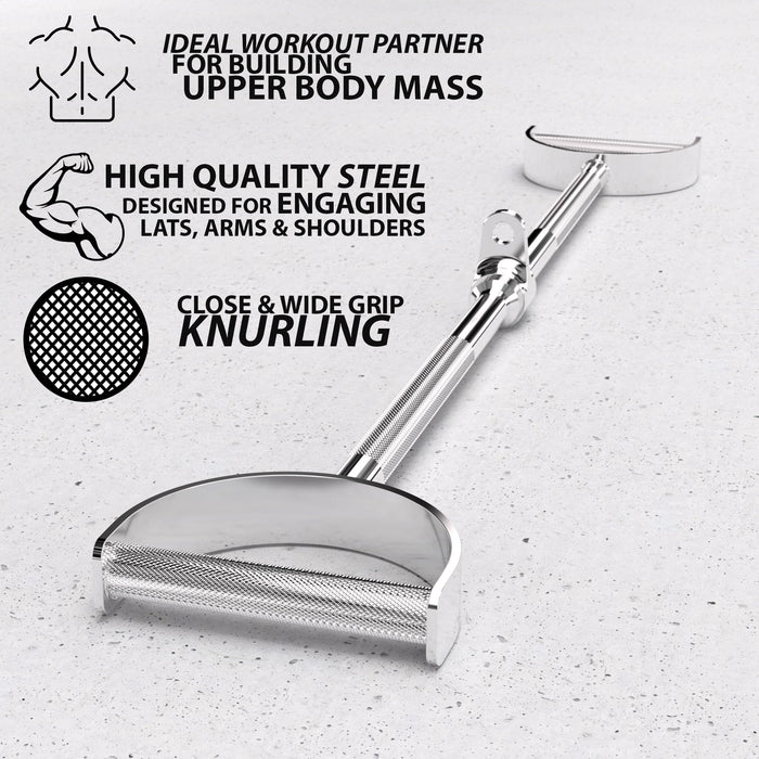 Synergee Pro-Style Lat Bar Cable Attachment - Sweatfully