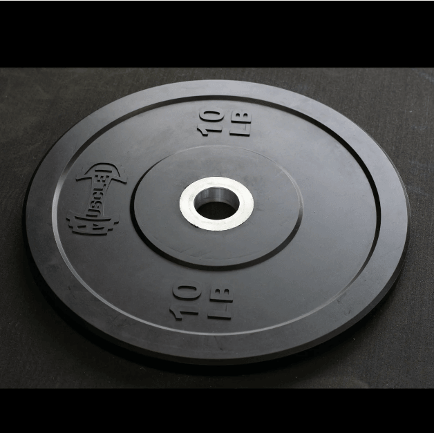 7' Hard Chrome Olympic Bar and Bumper Plate Set - Sweatfully