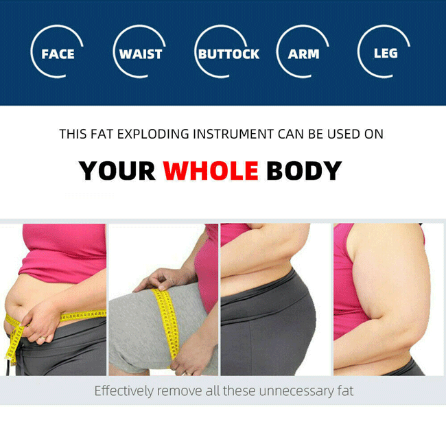 Professional Ultrasonic Cavitation RF Laser Lipo Machine -  Fat Reduction & Weight Loss (SAK95112) - Sweatfully