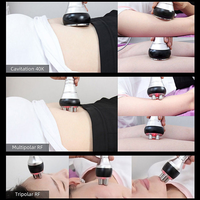 Professional Ultrasonic Cavitation RF Laser Lipo Machine -  Fat Reduction & Weight Loss (SAK95112) - Sweatfully