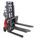 SUNMAX PS3300SE-2M Semi-Electric Pallet Stacker, 3300 lbs Capacity, 78" Lifting Height - Sweatfully