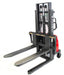 SUNMAX PS3300SE-2M Semi-Electric Pallet Stacker, 3300 lbs Capacity, 78" Lifting Height - Sweatfully