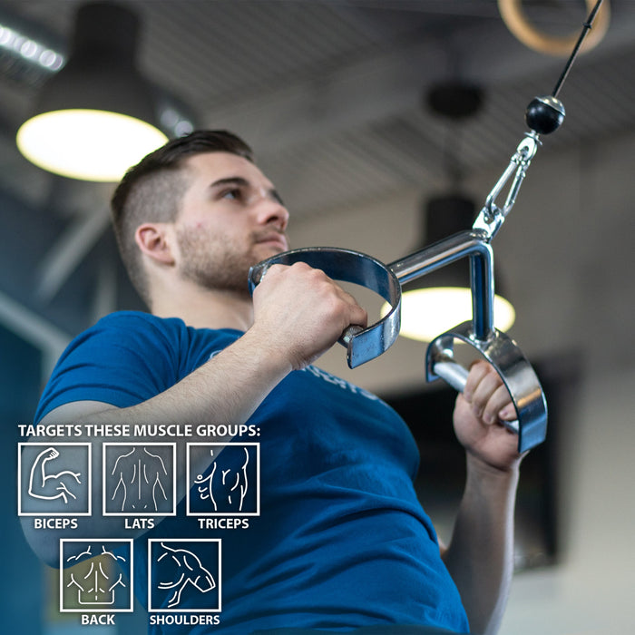 Synergee Pulldown Bar Cable Attachment - Sweatfully