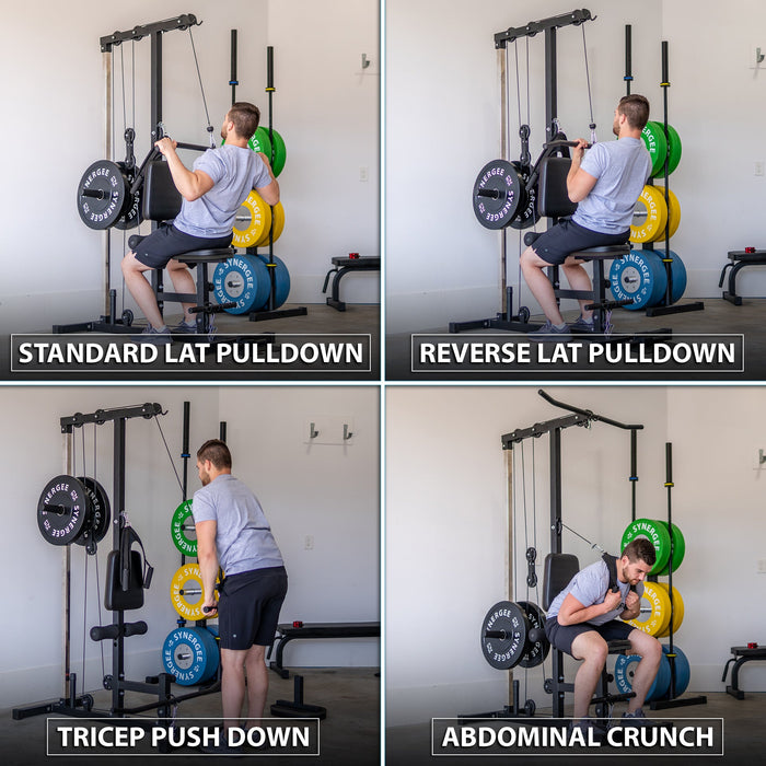 Synergee Lat Pulldown Machine - Sweatfully