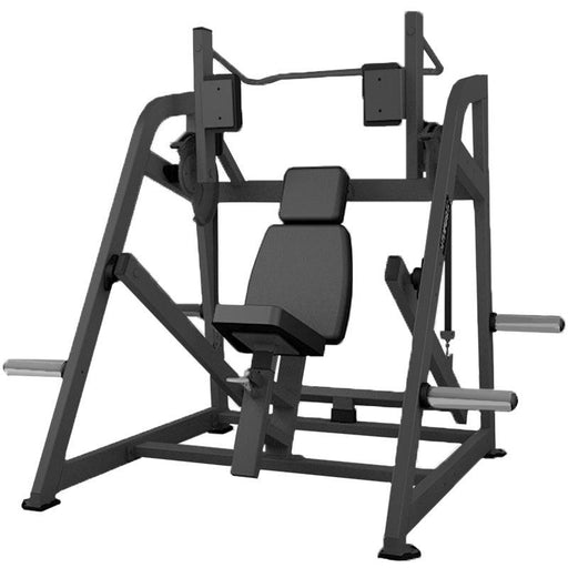 Excel Pull-Over - Muscle D Fitness - Plate Load Pull Machine - Weight Storage Pegs - Gas Piston Assisted Seat Adjustment - Sweatfully