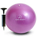 9 Inch Small Exercise Ball for Stability, Barre, Pilates, Yoga, and Balance (with Pump) - Sweatfully