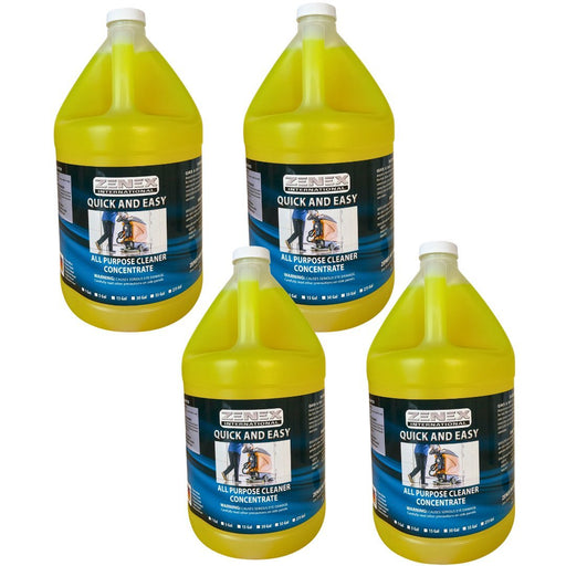 Zenex QUICK & EASY All Purpose Cleaner Concentrate for Commercial and Industrial Floor Scrubber Machines 68 Gallons - Sweatfully