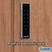 Salsbury 18" Wide Premier Wood Locker - Single Tier - 3 Wide - 6 Feet High - 21" Deep - Red Oak - Electronic Locks - Sweatfully