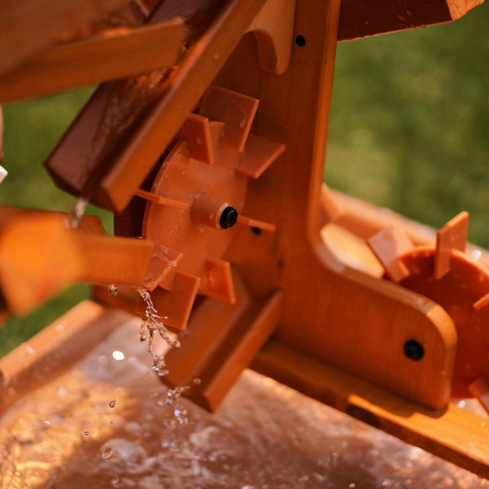 Outdoor Wooden Water Table for Toddlers | Kids’ Sensory Play Station - Sweatfully