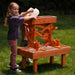 Outdoor Wooden Water Table for Toddlers | Kids’ Sensory Play Station - Sweatfully