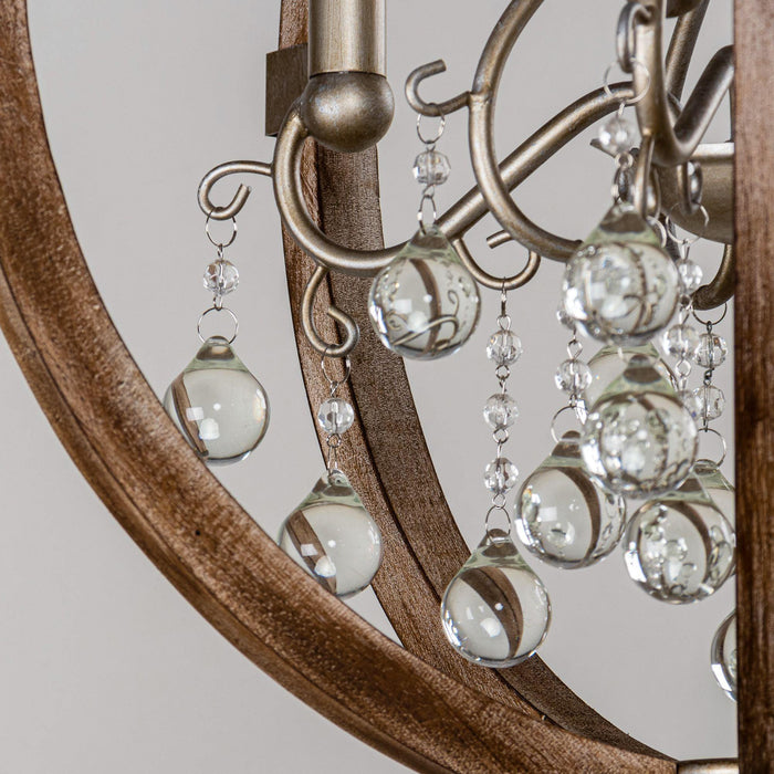 Retha Brown 4-Light Caged Island Pendant Lights - Sweatfully