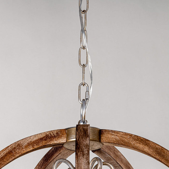 Retha Brown 4-Light Caged Island Pendant Lights - Sweatfully