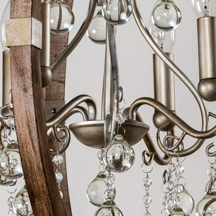 Retha Brown 4-Light Caged Island Pendant Lights - Sweatfully