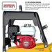 6.5 HP Honda Reverse Hydraulic Plate Compactor for Asphalt, Aggregate, Cohesive Soil Compaction - Sweatfully