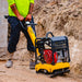 5.5 HP Honda Reverse Plate Compactor 19x14 Plate for Asphalt, Aggregate, Cohesive Soil Compaction - Sweatfully
