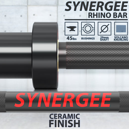 Synergee Rhino Powerlifting Barbell - Sweatfully