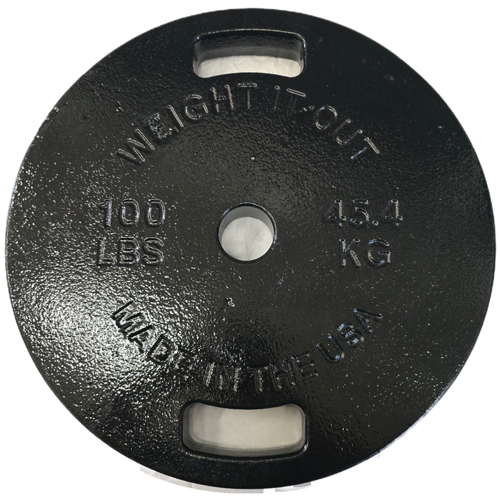 Cast Iron Machined Weight Plate Pairs - Sweatfully