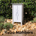 RadiantLight 27" tall ADDRESS MARKER Landscape Light - Garden Light - Sweatfully