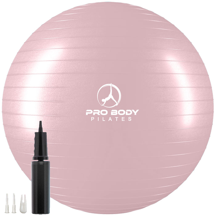 Pregnancy Ball for Maternity, Labor and Birth.  Includes Pregnancy Guide.  (Rose) - Sweatfully