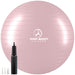 Pregnancy Ball for Maternity, Labor and Birth.  Includes Pregnancy Guide.  (Rose) - Sweatfully