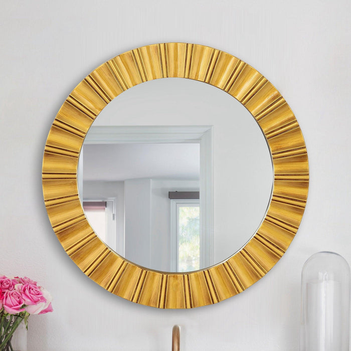 Round Wall Mirrors Decorative Modern Wall-Mounted Mirrors - Sweatfully