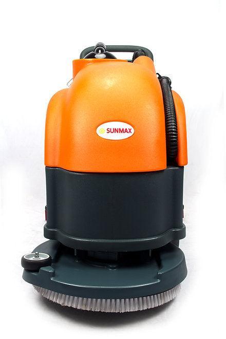 SUNMAX RT50+ 22" Battery Powered Automatic Floor Scrubber, Lithium Battery Power, 13.2 Water Tank, 30000 Sqft/H - Sweatfully