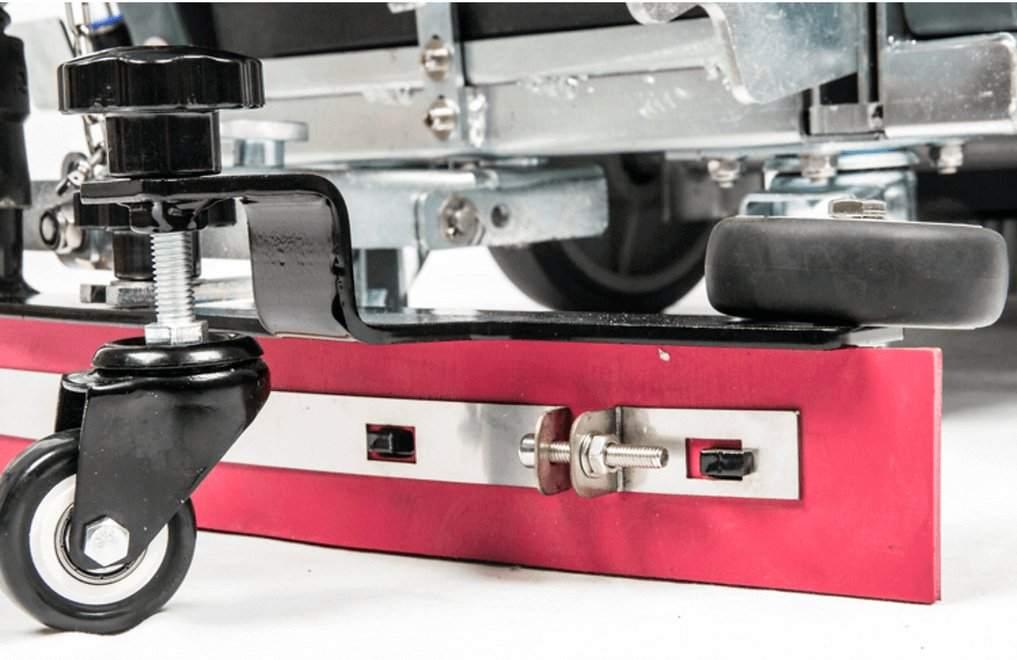 SUNMAX RT50 Battery Powered Walk-Behind Floor Scrubber, 22" Brush Cleaning Path, 30000 Sqft/h Efficiency - Sweatfully