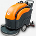 SUNMAX RT50 Battery Powered Walk-Behind Floor Scrubber, 22" Brush Cleaning Path, 30000 Sqft/h Efficiency - Sweatfully