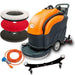 SUNMAX RT50AC Walk-behind Electric Auto Floor Scrubber, 22" Cleaning Path, 22 ft Power Cord - Sweatfully