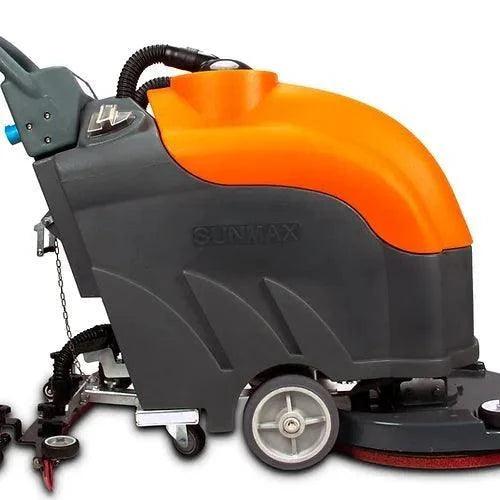 SUNMAX RT50AC Walk-behind Electric Auto Floor Scrubber, 22" Cleaning Path, 22 ft Power Cord - Sweatfully