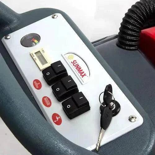 SUNMAX RT50AC Walk-behind Electric Auto Floor Scrubber, 22" Cleaning Path, 22 ft Power Cord - Sweatfully