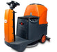 SUNMAX RT70 Ride-On Floor Scrubber Machine, 22" Brush Cleaning Path, 48000 Sqft/h Efficiency - Sweatfully