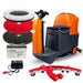 SUNMAX RT70 Ride-On Floor Scrubber Machine, 22" Brush Cleaning Path, 48000 Sqft/h Efficiency - Sweatfully