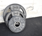 7' Hard Chrome Triple Bearing Olympic Bar and Bumper Plate Set - Sweatfully