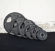 Stainless Bushing Bar and Olympic Rubber Weight Plate Sets - Sweatfully